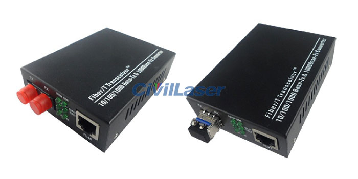 1000M Dual Fiber Media Converter Adaptive Fiber Transceiver